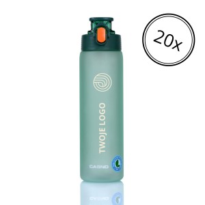 Butelka z nadrukiem logo dla firm Casno Tennessee 750 ml zielona 20 sztuk