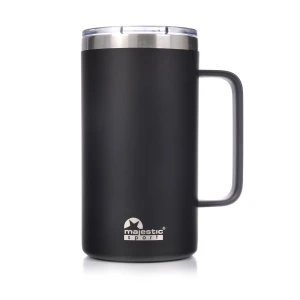 Kubek termiczny Majestic Sport Gump 650 ml czarny