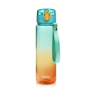 Butelka tritanowa Majestic Sport Aura 560 ml zielono-pomarańczowa